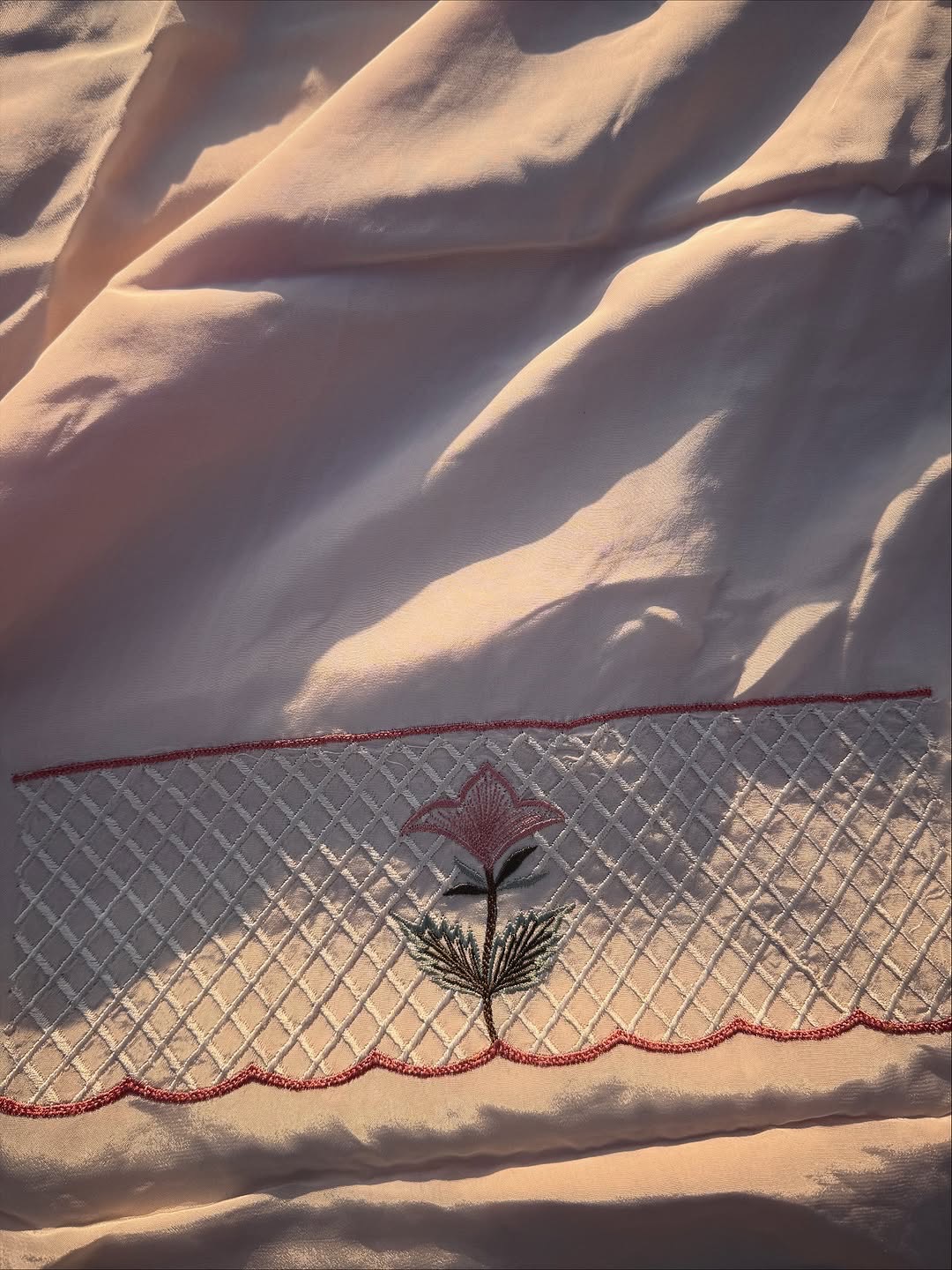 Peach-Organza