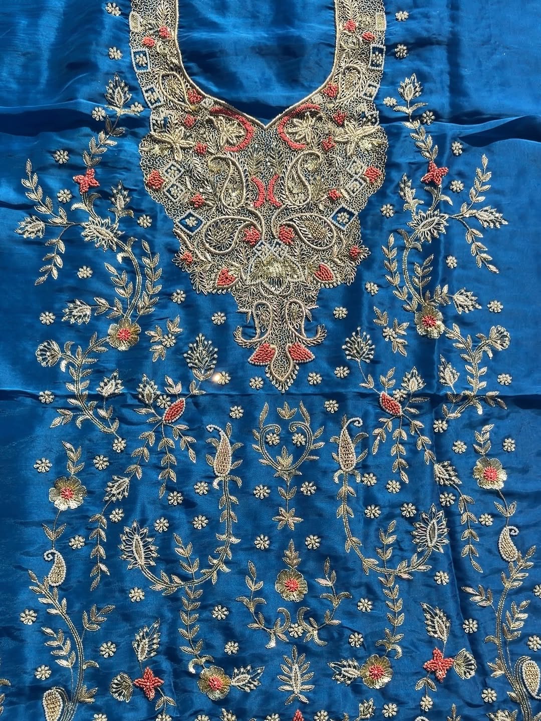 Raw silk