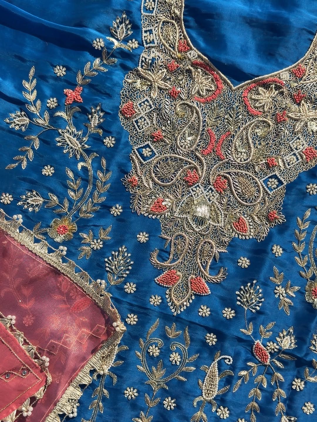 Raw silk