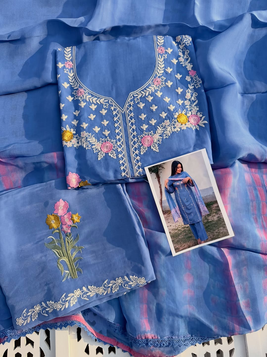 Pure organza~Thread embroidery 