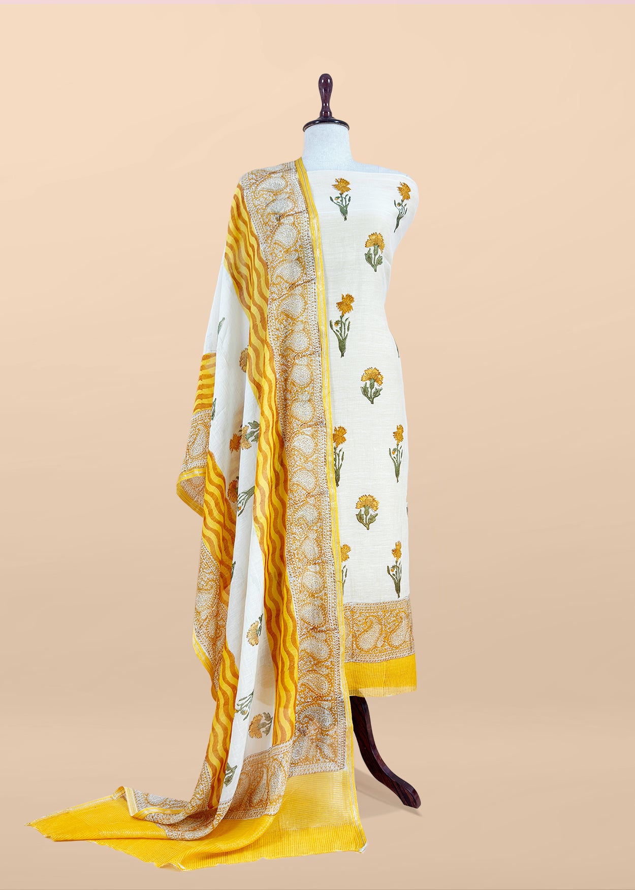 Paisley Print Maheen Mulmul Suit set