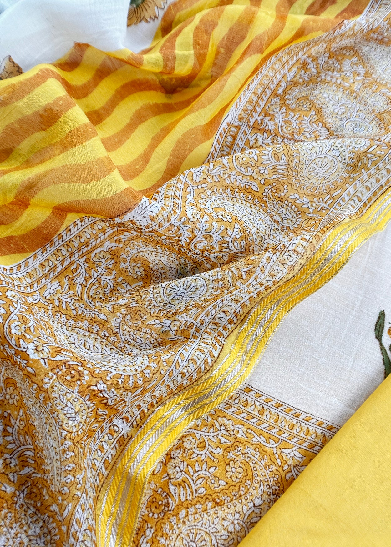 Paisley Print Maheen Mulmul Suit set