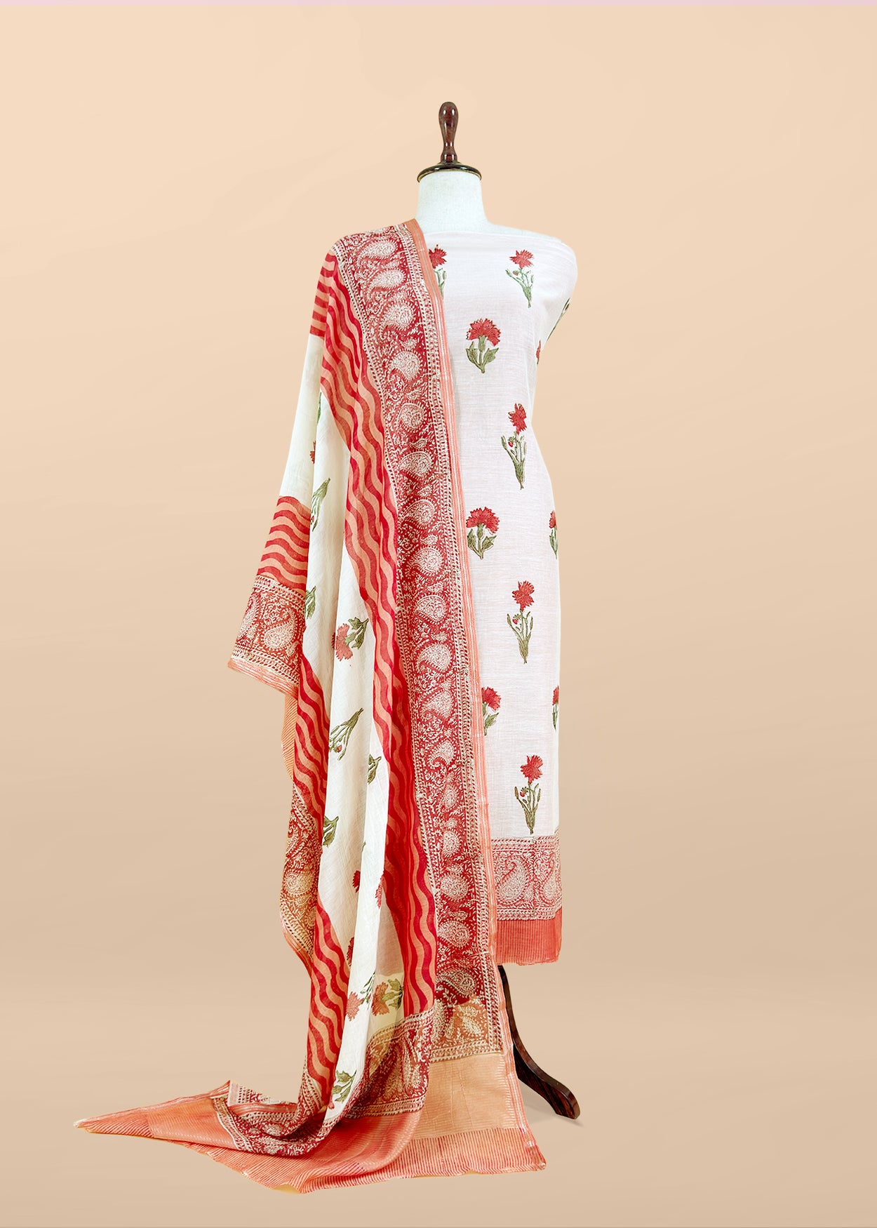 Paisley Print Maheen Mulmul Suit set
