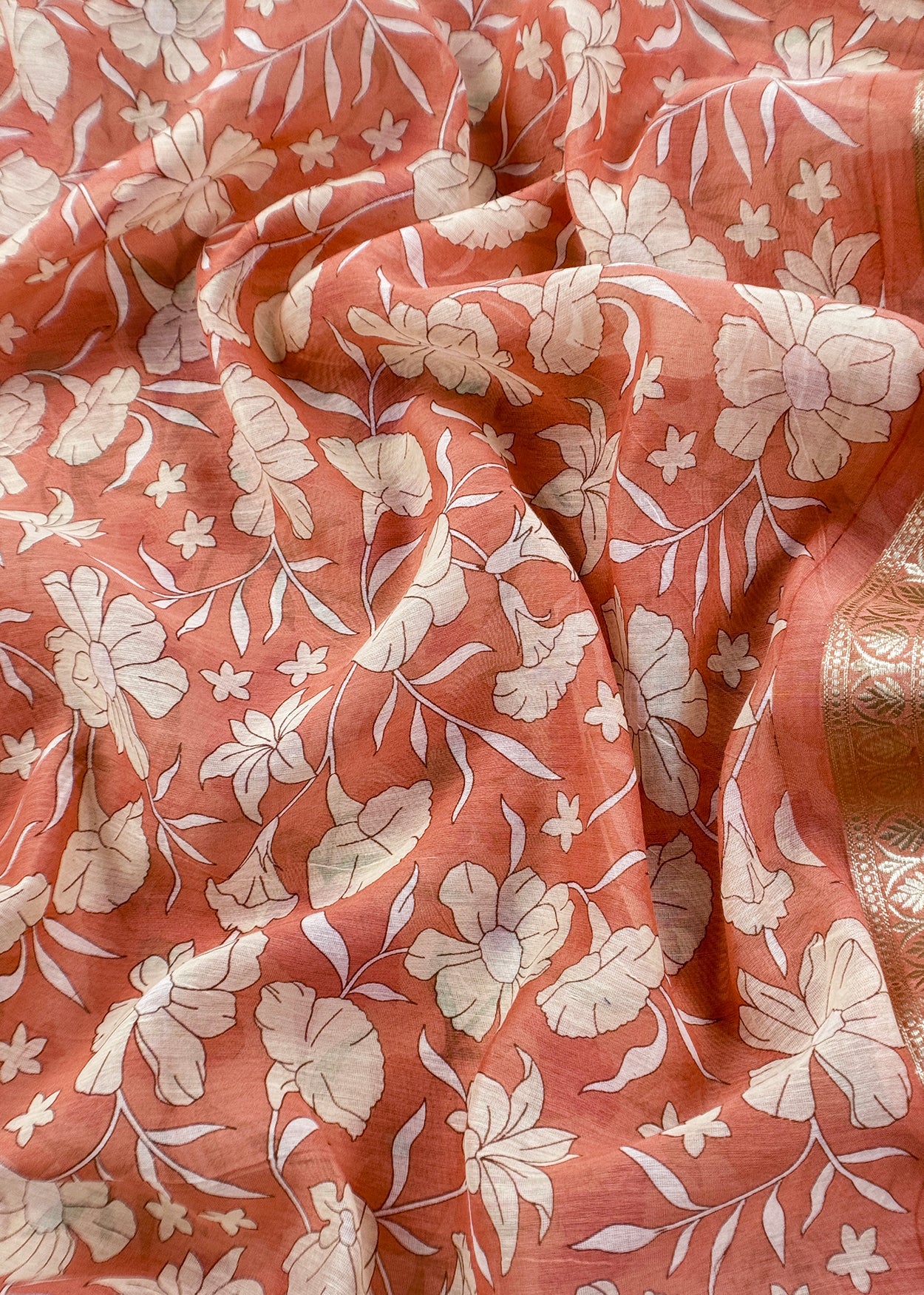 Floral Print Maheen Mulmul Suit Set