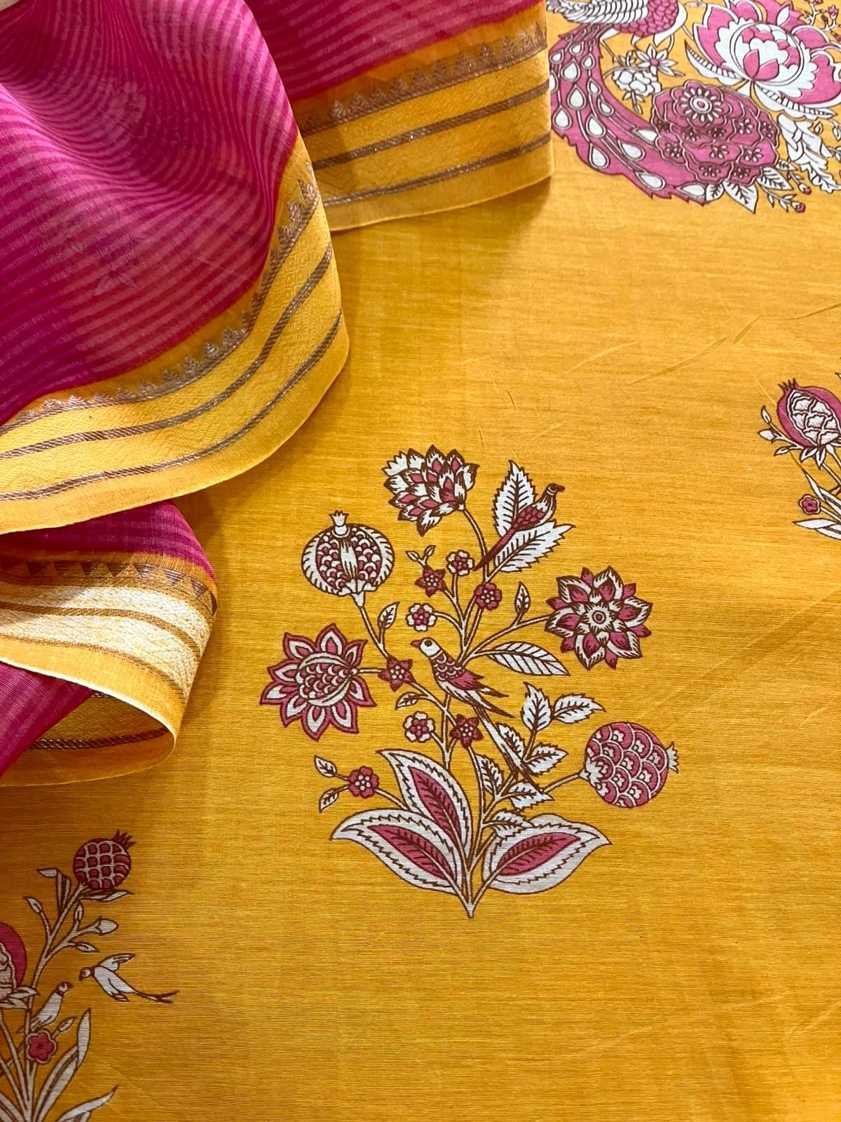 Kalamkari Print - Mulmul Suit