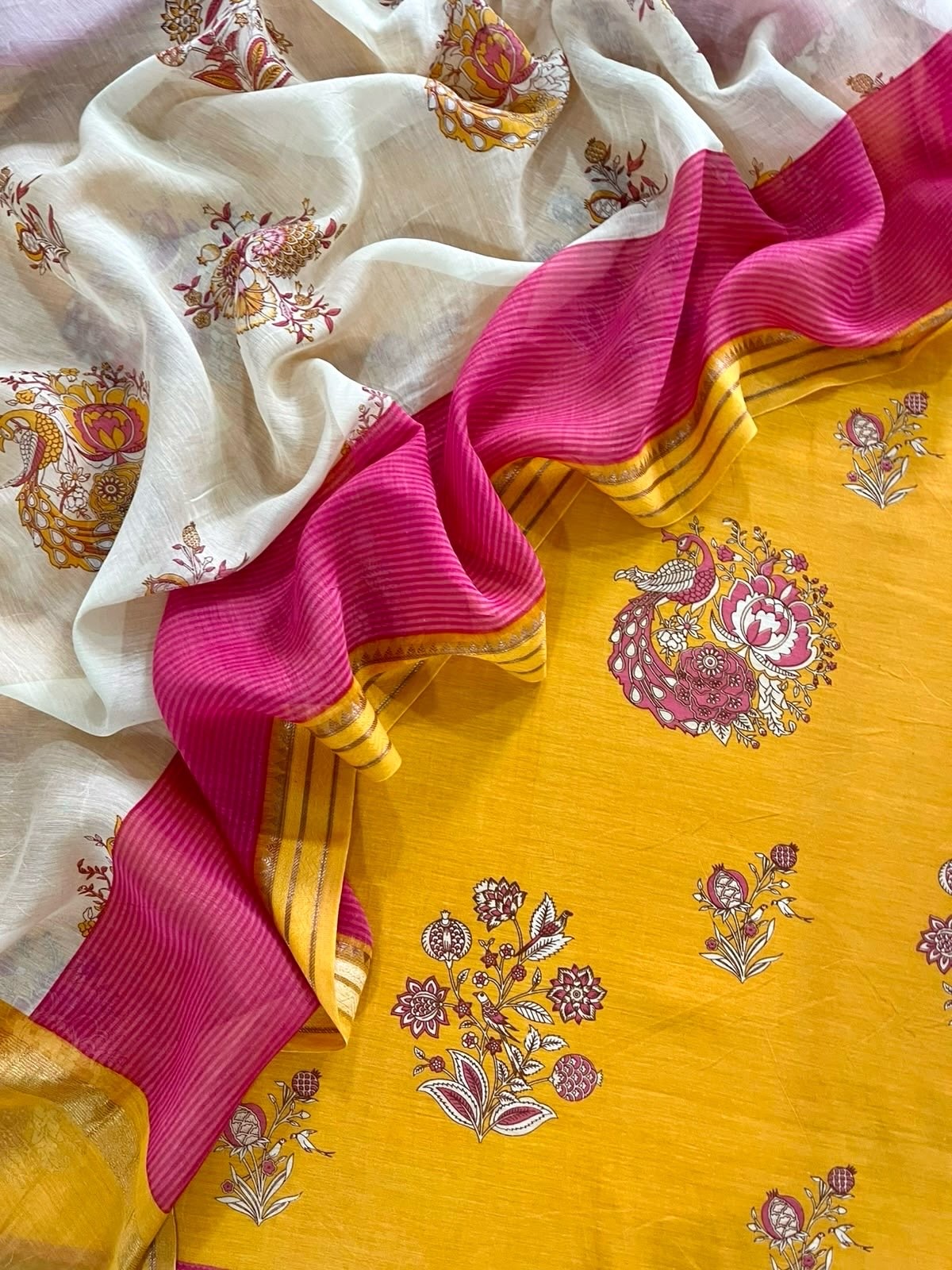 Kalamkari Print - Mulmul Suit
