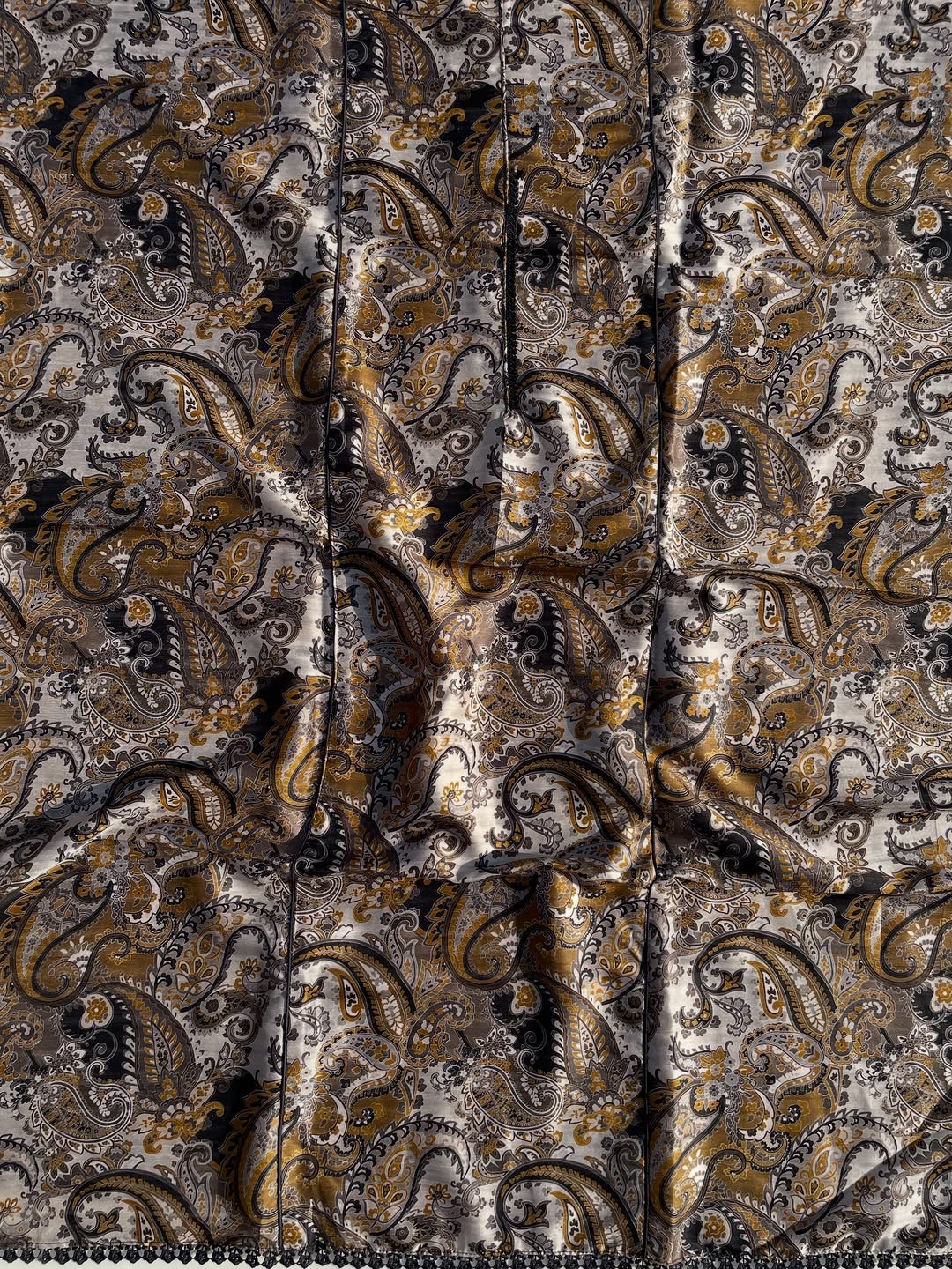 Raw Silk Printed Suit set