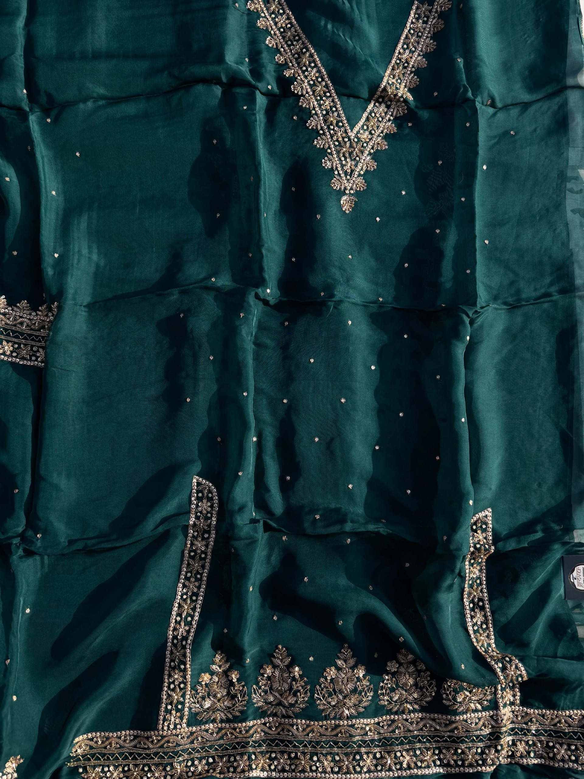 Teal green premium suit
