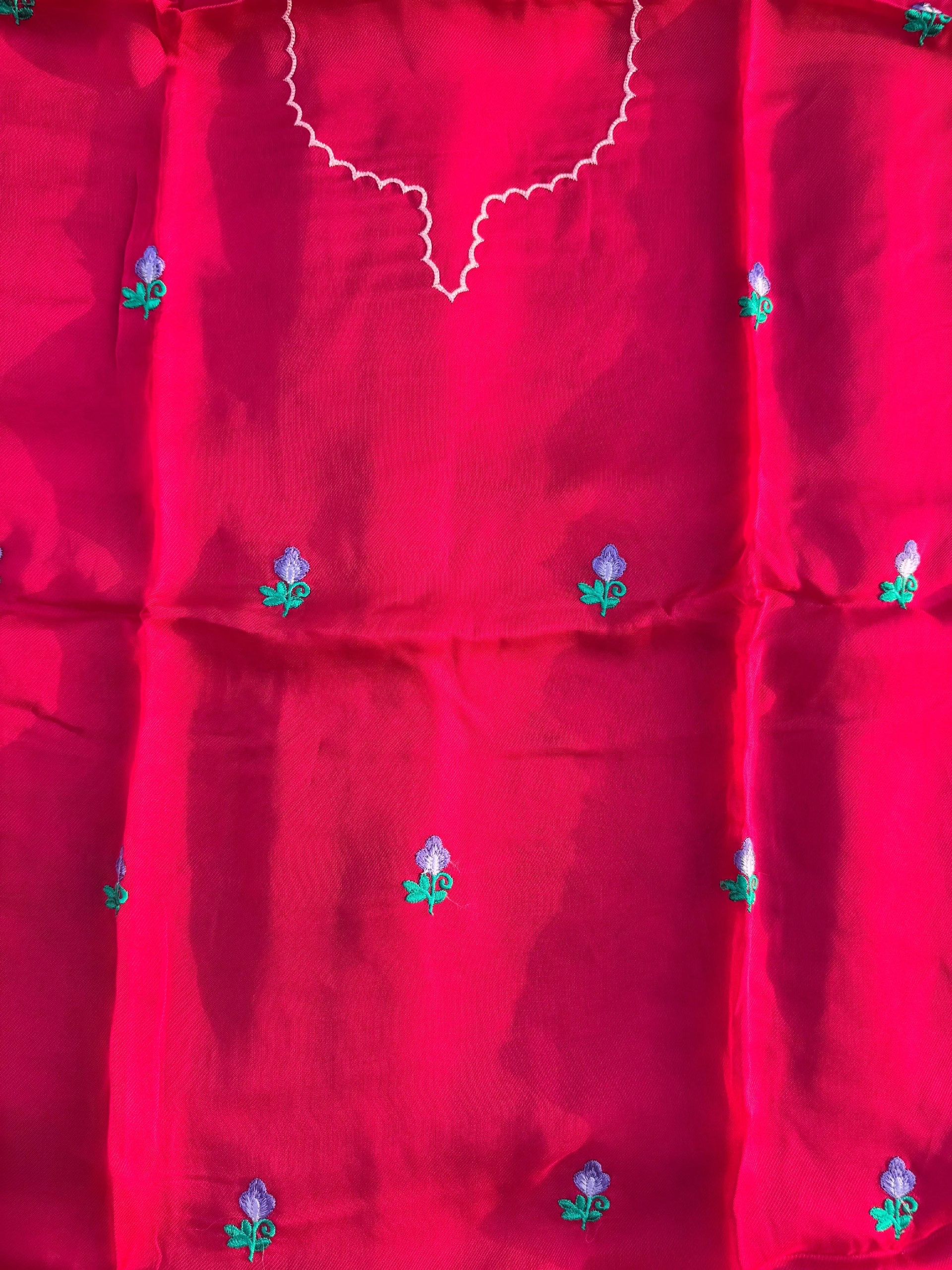 Rani -Baby pink contrast