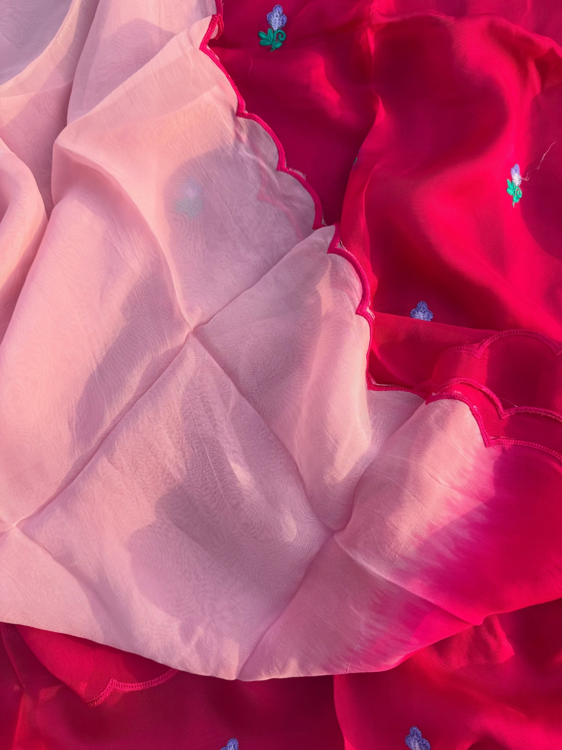 Rani -Baby pink contrast