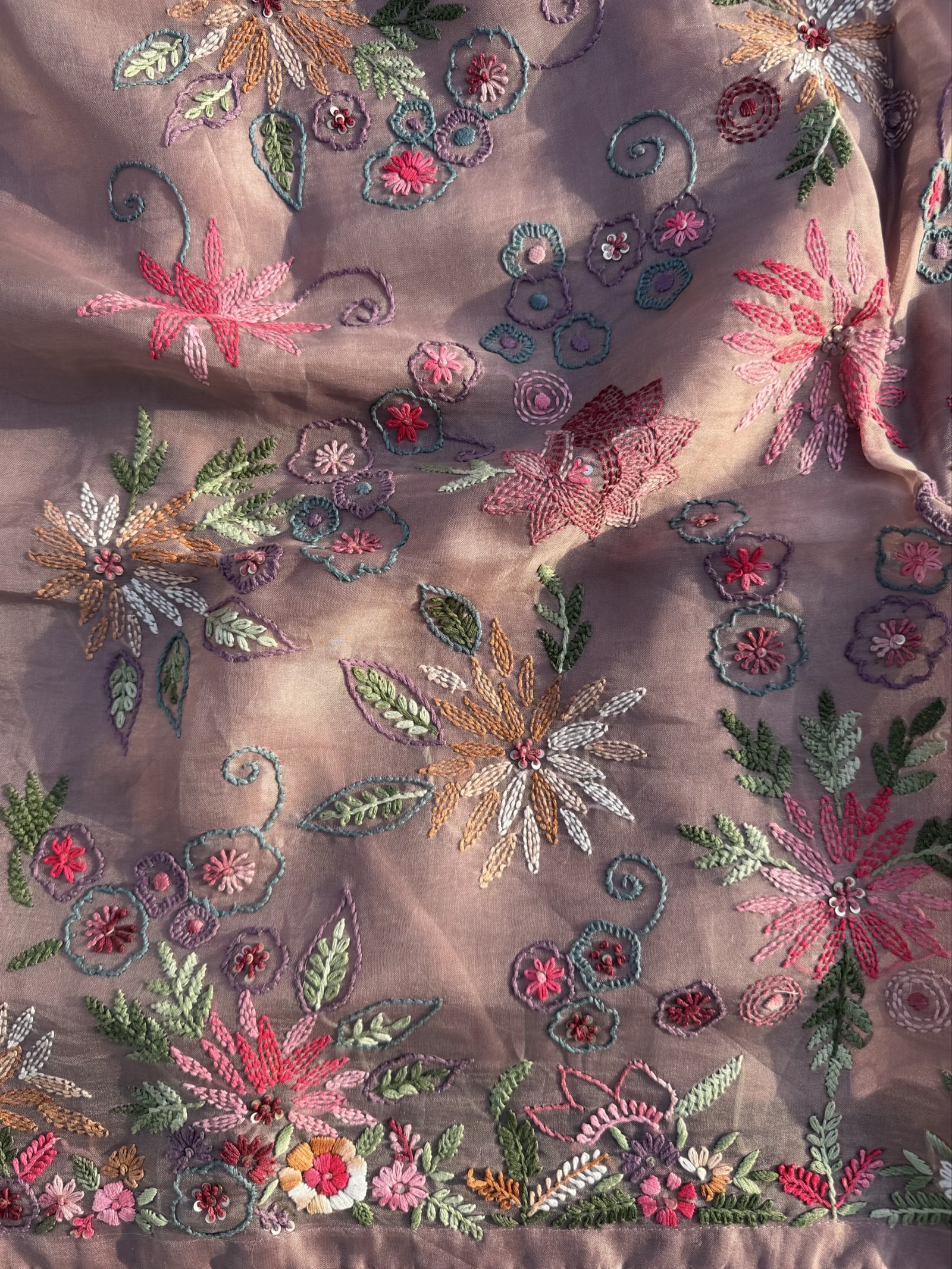 Kantha embroidery premium suit set