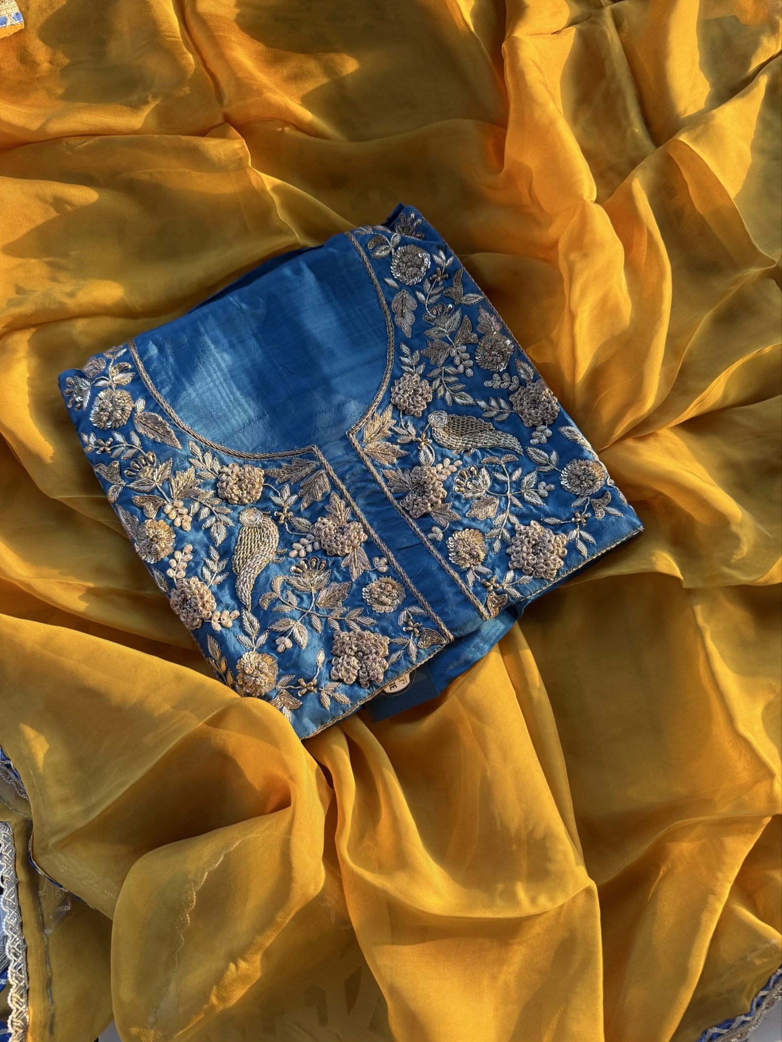 Raw silk -Jacket style