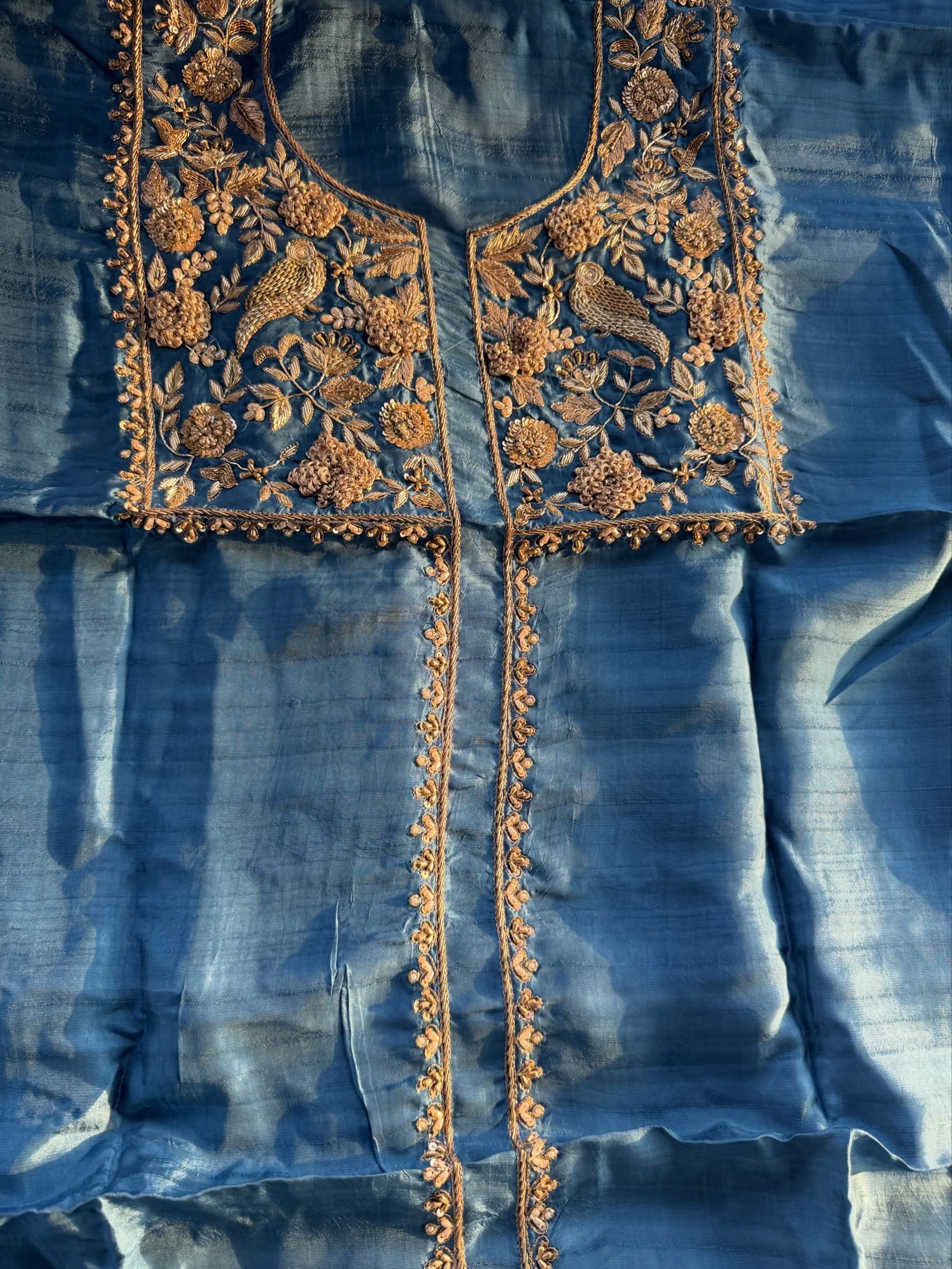 Raw silk -Jacket style