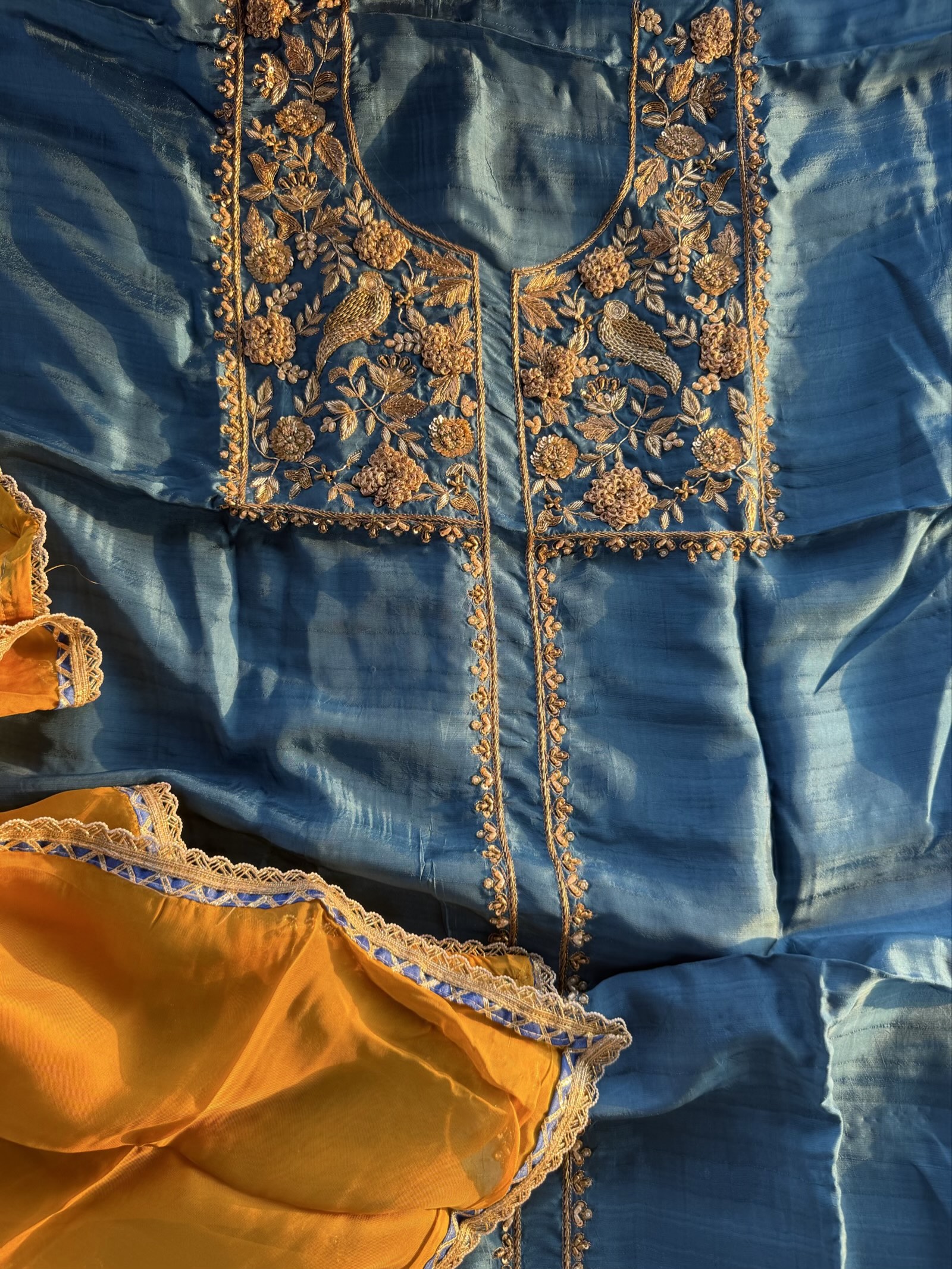 Raw silk -Jacket style