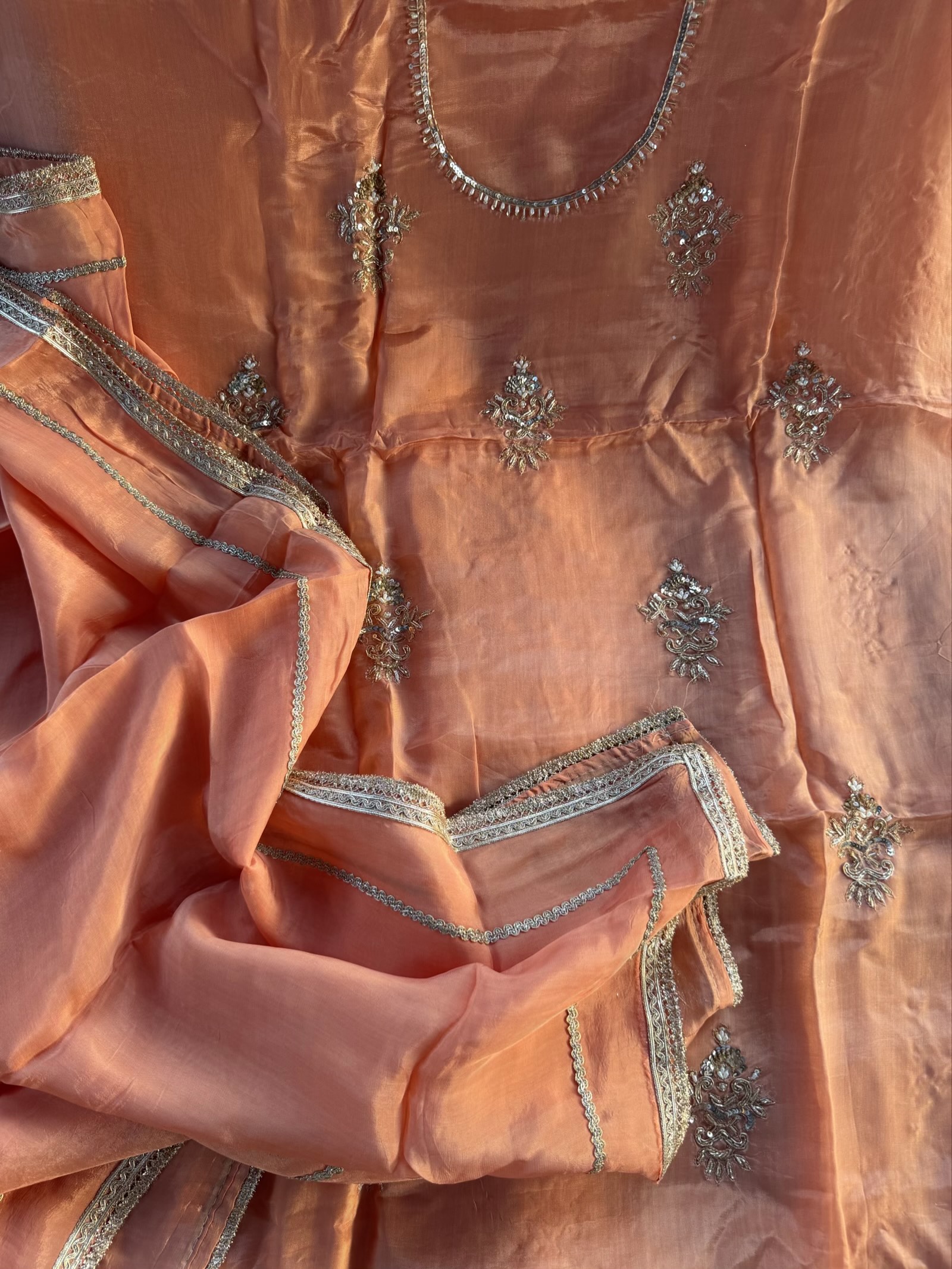 Peach Premium Suit set